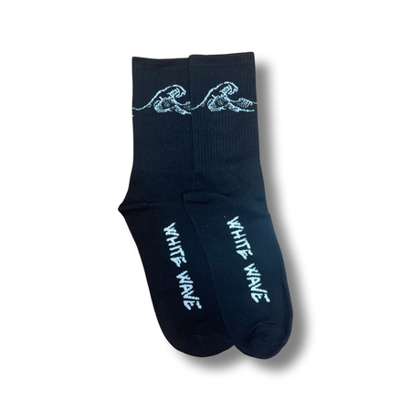 Wave Socks Black